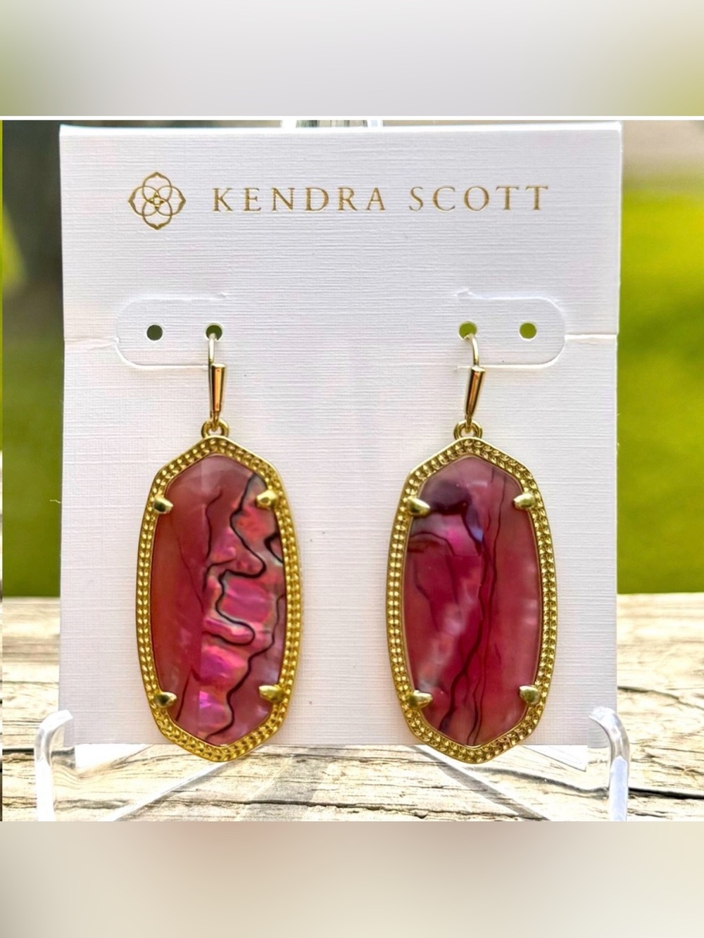 Kendra Scott Elle Drop Earrings in Azalea Illusion - Picture 4 of 9